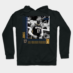 Jonas Valanciunas Paper Poster Hoodie